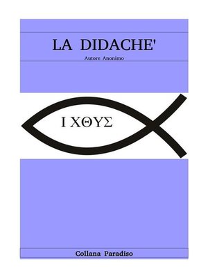 cover image of La didaché